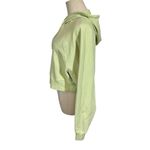 Alo Yoga  Cropped Double Take French Terry Hoodie in Iced Green Tea Photo 4