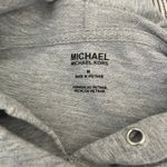 Michael Kors  Y2K Sweatshirt Dress size Medium Logo Gray Silver Hooded Athleisure Photo 1