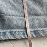 ZARA  paper bag ribcage shorts Light wash women’s size 00 NWT High rise Photo 9