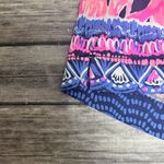 Lilly Pulitzer Pink Navy Blue White Katia High Tide Via Amor Flamingo Shorts XS Photo 4