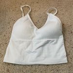 Gildan white tank with pads Photo 0