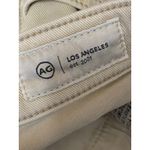 Adriano Goldschmied Beige High Waist Frayed Hem Palazzo Wide Leg Denim Jeans 29 Photo 3