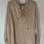 Aerie  Lace-up Hoodie Photo 0