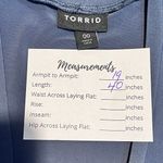 Torrid Cardigan Teal Blue Size M/L Duster Open Front Long Sleeve Jersey Spandex Photo 2