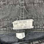 Free People Torn Up Jumper Black Gray Overall Mini Skirt Distressed Woman’s 2 Photo 5