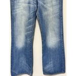 Women's Vintage Indian Rose Wide Leg Loose Fit Denim Blue Jeans 32 X 33 Low Rise Photo 3