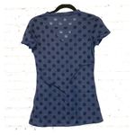 Sideline Apparel Texas Rangers Navy Polka Dot V Neck Tee Shirt Photo 1