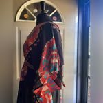 Trina Turk silk blend kimono waist tie resort beach dress, size medium Photo 12