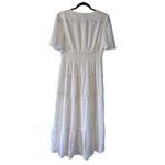 INC International Concepts White Flutter Sleeve V Photo 6