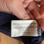 Orvis  Women's Navy Blue Stripe Cozy Hooded Pullover Size Large Photo 8