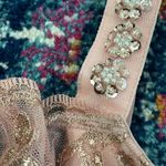 Victoria's Secret Victoria’s Secret Elegant Sparkly Pink Metallic Floral Sequins Dream Angels Bra Photo 3