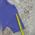 Athleta  ADONIS BLUE CREW NECK SHORT SLEEVE BLISS SWEATSHIRT TEE TOP SMALL Photo 6