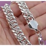 Boutique NEW Solid Curb Cuban Link Bracelet 925 Sterling Silver Statement Jewelry ‎ 8" Photo 10