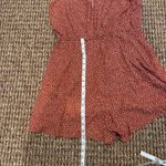 Old Navy  LARGE NWT ROMPER SLEEVELESS RAYON POKA DOT RUST FLIRTY EASY WEAR LIGHT Photo 12