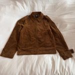 ZARA Brown Corduroy Trucker Jacket Women’s Size S Photo 0