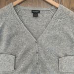 Philosophy Dane Lewis Cashmere Cardigan in Heather Grey Size Small Photo 1