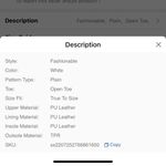 SheIn Latest Pu Leather Slippers For Plus Size Women In European And American Style Photo 0