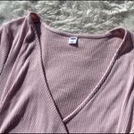 Old Navy  Pink Wrap Blouse Photo 2