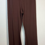 Aerie  Offline Real Me Flare High Rise Crossover Waist Leggings Pants Brown Sz XL Photo 0