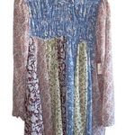 Free People NWT  Merrie Mix Print Tunic in Lilac Combo Photo 0