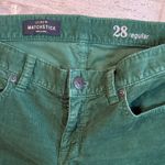 J.Crew Matchstick Green Corduroy Pants Size 28 Photo 1