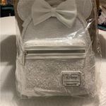 Lounge Fly white sequin mini backpack Photo 3