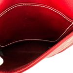 Vintage Amen Acres Red Leather Saddlebag Crossbody Shoulder Bag USA Photo 7