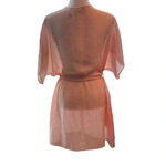 Delicates  vintage robe baby pink waffle texture size medum Photo 3