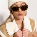 Stylish Brown Square Sunglasses Photo 5