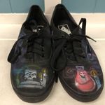Vans  custom painted sneakers skulls ouija black‎ men's size 4.5 women's 6 Photo 0