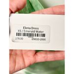 NWT Rays for Days Elena Sleeveless Ruched Mini Dress Emerald Water Women's XS Green Photo 4