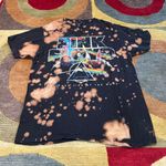 Pink Floyd Unisex Bleach Dye Graphic Band T Tee Shirt Size Medium Fits like XS Photo 0