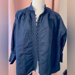 Banana Republic linen top sz XS Navy Photo 0
