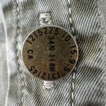 Current/Elliott The Perfect Shirt Army Camo Green Distressed Size Small Photo 8