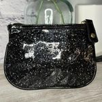 Betsey Johnson  black sparkly coin purse. Photo 2