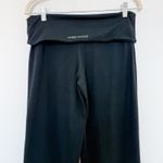 Under Armour Y2K  Foldover Low‎ Rise Flare Pants Black Size M Stretch Activewear Photo 4