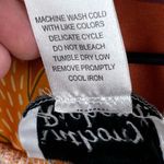 Vintage Anthony Richards Mumu House Dress Fall Pumpkin Plaid Print Size Large Orange Photo 5