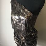 AKIRA CHICAGO RED LABEL Metallic Top Brown Size M Photo 4