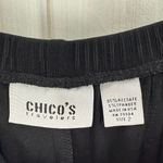 Chico's Chico’s Travelers Women’s 2 Black Slinky Stretchy Pants Pull On Photo 1