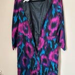 Anthropologie Hutch Vibrant Watercolor Quarter Sleeve Drop Waist Mini Dress Photo 3