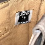 Frye Tall Gray Distressed Leather Paige Riding Boots Photo 12