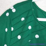 Unique Vintage  X GB Green Polka Dot Dress, 5X‎ Photo 8