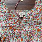 Entro Women’s Floral Puff Sleeve Boho Empire Waist Blouse Size Medium NWT Photo 4