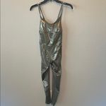Ivy Park Adidas Metallic Jumpsuit Size Small NWT Photo 1