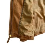 Elie Tahari  Leather Wrap Zip Belted Vest Camel Brown Size L Boho Festival Luxury Photo 7