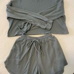 Amazon Long Sleeve and Shorts Knit Pajama Set Photo 0