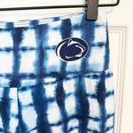 Penn State Nittany Lions Tie Dye Blue and White Flare yoga pants SMALL Photo 1