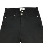 Paige Transcend Hoxton Ankle Jeans Women 25 Black Raw Hem City Lifestyle Travel Photo 6
