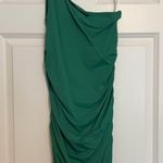 Babaton  Aritzia Green One Shoulder Dress Photo 0