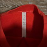 Lululemon  Logo Red Cropped Crewneck Photo 2